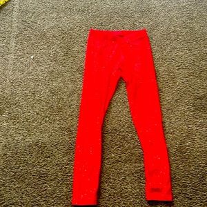 Cat and Jack red sparkly leggings size 10 to 12